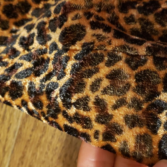 NWOT J Crew Velvet Leopard Dress - Picture 4 of 8